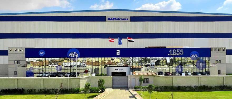 ALPLA building facade branding