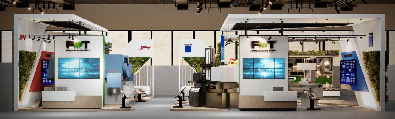 Ferro Machine Tools exhibition booth